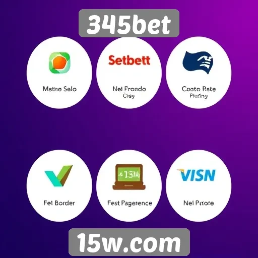 Métodos de pagamento aceitos na 345bet